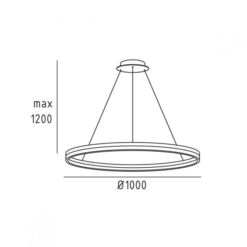NIMB.100 подвесной светильник кольцо 60W