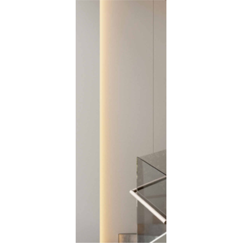 Встраиваемый линейный светильник угловой индивидуального изготовления Встраиваемый линейный светильник угловой индивидуального изготовления